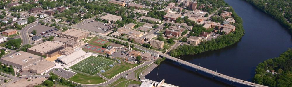 Aerial view of St. Cloud, Minnesota